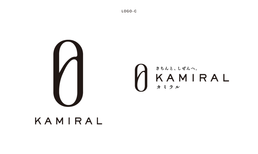 KAMIRAlLロゴデザインC案