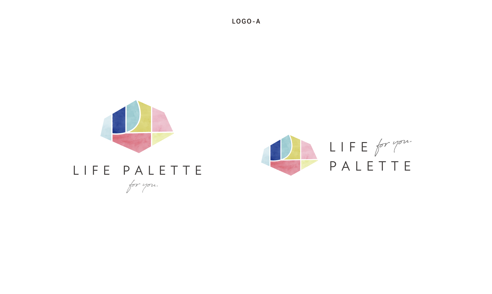 LIFEPALETTEロゴデザイン案