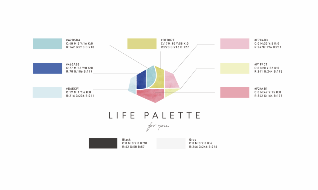 LIFEPALETTEロゴデザイン