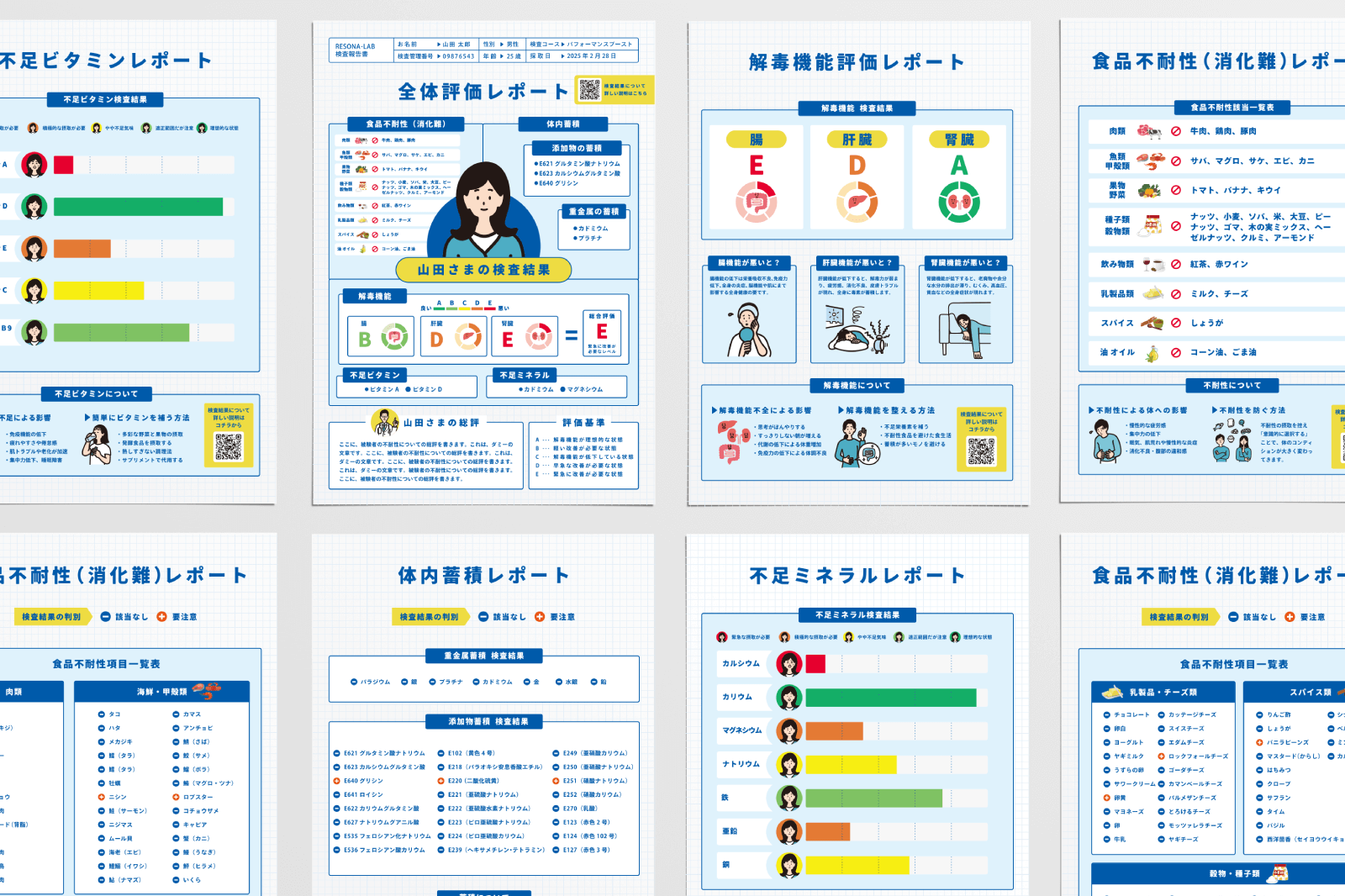 検査レポートデザイン